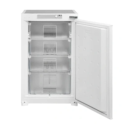 Abbildung von Telefunken Einbaugefrierschrank EG88S95E, 87.5 cm hoch, 54 breit, 94 Liter Volumen, 88cm Nische, 4 Sterne Gefrierraum, Tiefkühlschrank