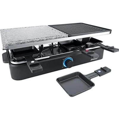 Abbildung von Steba Raclette Multi Stein/Gussplatte RC 18 sw/eds
