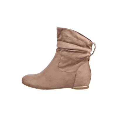 Abbildung von Elara Damen Stiefeletten Boots Keilabsatz Chunkyrayan C270 Khaki 40