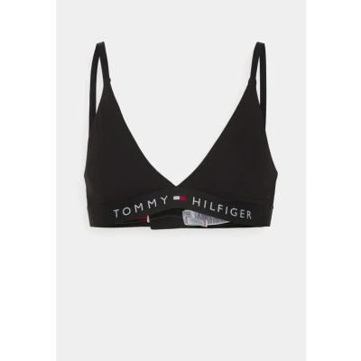 Abbildung von Tommy Hilfiger Unlined Triangle Triangel BH, Damen, Größe: XS, Black