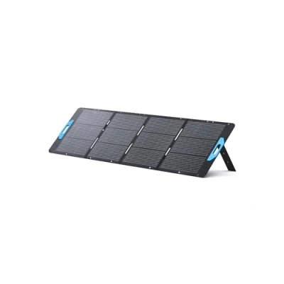 Abbildung von Anker SOLIX PS200 Solarpanel mit verstellbarem Ständer, 200W faltbares Solarladegerät, IP67 wasserdicht, 23% höhere Umwandlung &amp; Effizienz, Für Camping, Wohnmobil, Stromausfall