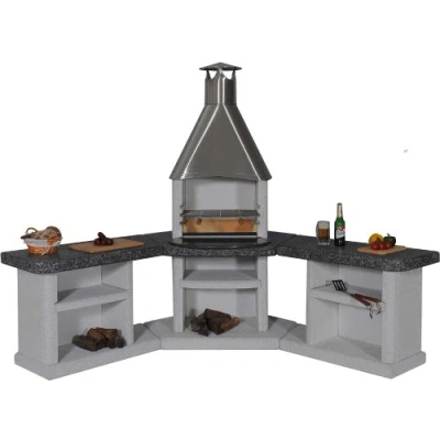 Abbildung von WELLFIRE Grillkamin &quot;Ardea&quot;, BxTxH: 188x73x192 cm