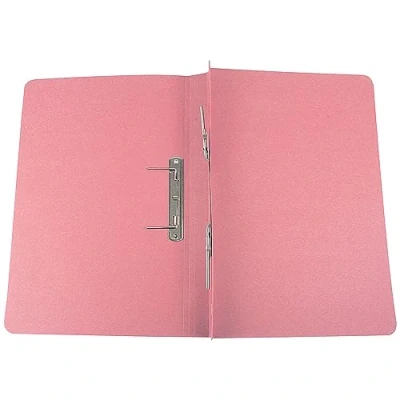 Abbildung von Q Connect KF26058 Schnellhefter Folio Format/A4 35 mm Kapazität rosa, 25 er Pack