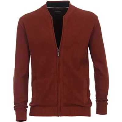Abbildung von Casamoda Strickjacke, Herren, Größe: 6XL, Dunkelorange