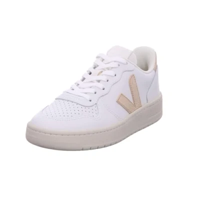 Abbildung von Veja V10 Sneaker low, Damen, Größe: 38.5, Extra white/platine Leder