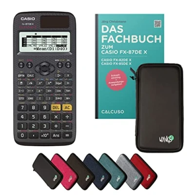Abbildung von CALCUSO Standardpaket Schwarz mit Taschenrechner Casio FX 87DE X ClassWiz