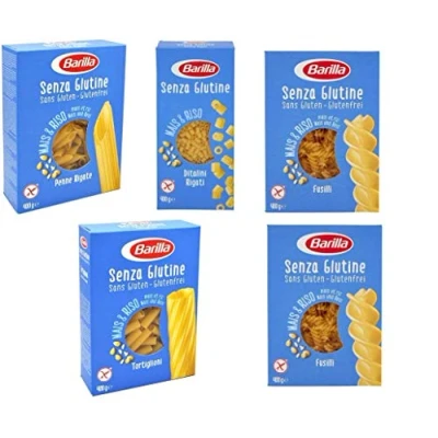 Abbildung von TESTPAKET Barilla senza Glutine Glutenfrei pasta nudeln 5 x 400G