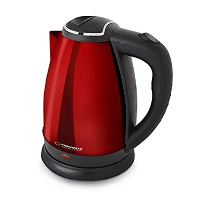 Abbildung von Esperanza Wasserkocher 1,8 l, 1800W Rot, Kunststoff, Edelstahl, 1800,00 W, Edelstahl &amp; Automatische Abschaltung
