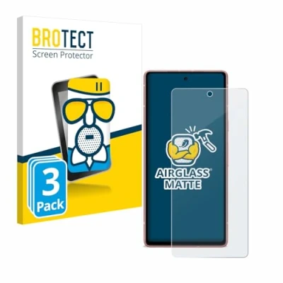 Abbildung von BROTECT Entspiegelungs Schutzglas für Google Pixel 7a (3 Stück) Schutz Folie Panzerfolie Glas Matt [Extrem Kratzfest 9H, Anti Reflex]