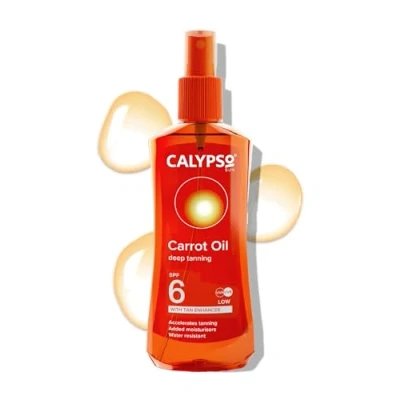 Abbildung von Calypso Karottenöl Deep Tanning Spray mit LSF6, 200 ml