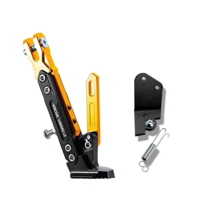 Abbildung von TJKIB Parkständer Parkhalter Bodenständer Einstellbare CNC 6 Farben Motorrad Für Italjet Dragster 200 125 Modifizierter Fußständer Kick Seitenständer