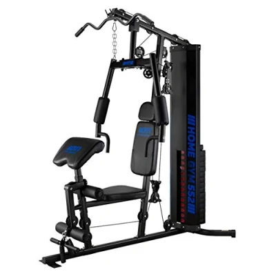 Abbildung von Kraftstation Stahl Home Gym schwarz