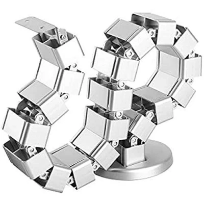 Abbildung von StarTech.com Kabelmanager / Kabelschlange, Kabelmuffe, Tisch/Bank, Kunststoff, Stahl, Silber