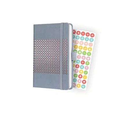Abbildung von SIGEL J3208 Wochenkalender Jolie 2023 ca. A6 hellgrau Hardcover Gummiband, Stiftschlaufe, Einstecktasche 174 S. FSC zertifiziert Terminplaner