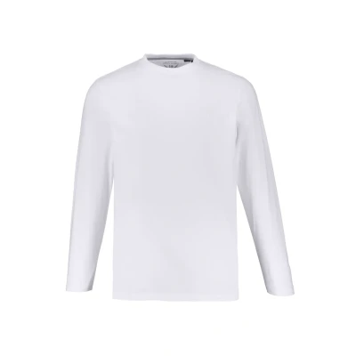 Abbildung von JP1880 Langarmshirt, Herren, Größe: 4XL, Schneeweiß