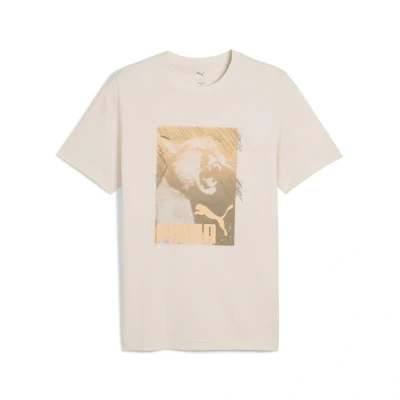 Abbildung von Puma Graphics Photoprint Tshirt print, Herren, Größe: Large, Alpine snow