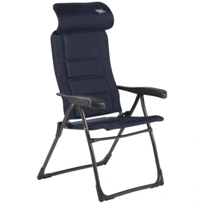 Abbildung von Crespo Campingstuhl Liege Stuhl AP215 AirDeluxe Compact Klappstuhl Faltstuhl Alu blau