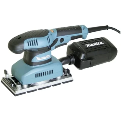 Abbildung von Makita Schwingschleifer BO3711J, inkl. Staubbox mit Mikrofilter