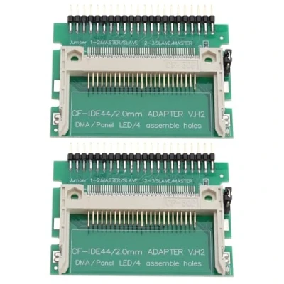 Abbildung von YINETTECH 2 Stück CF auf IDE Adapter Port Adapterkarte 44Pin Stecker Laptop Festplattenadapterkarte Notebooks Elektronische Festplatte