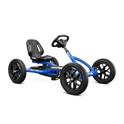 Abbildung von BERG Buddy Blue GoKart Kinderfahrzeug, Tretfahrzeug mit hohem Sicherheitstandard, Luftreifen und Freilauf, Kinderspielzeug geeignet für Kinder im Alter von 3 8 Jahren