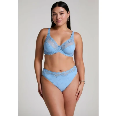 Abbildung von Hunkemöller Hochgeschnittener Slip Diva Blau