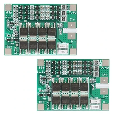 Abbildung von Fasizi 2Pcs Batterieschutzplatine 3S 12V 40A Lithium Batterieladegerät Schutzplatine BMS Platine mit Gleichgewichtsladung