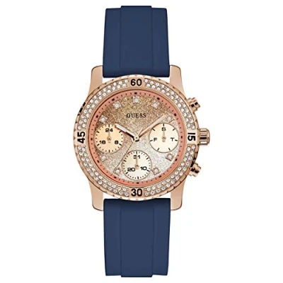 Abbildung von Guess W1098L6 Confetti Glitter Zifferblatt Damen Uhr