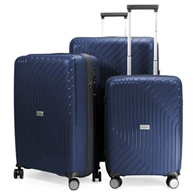 Abbildung von HAUPTSTADTKOFFER TXL 3er Kofferset, TSA, Trolley Set, 4 Rollen, Rollkoffer, EXTRA LEICHT, Reisekoffer, (S, M &amp; L), Titan