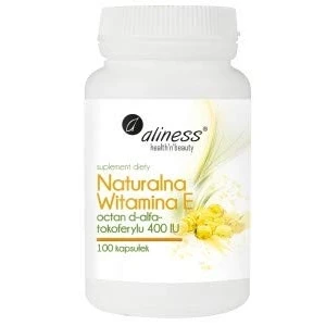 Abbildung von Natürliches Vitamin E 400 d afa Tocotrienolacetat 100 Kapseln Aliness