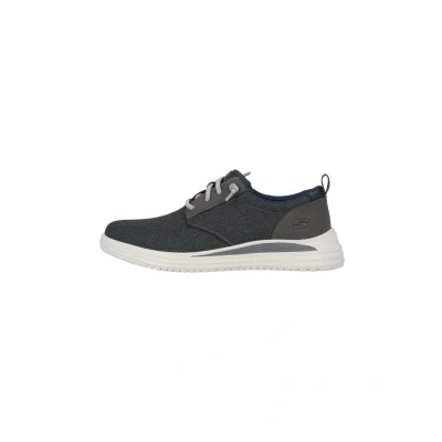 Abbildung von Skechers Sportlicher Schnürer, Herren, Größe: 46, Grau Schuhe