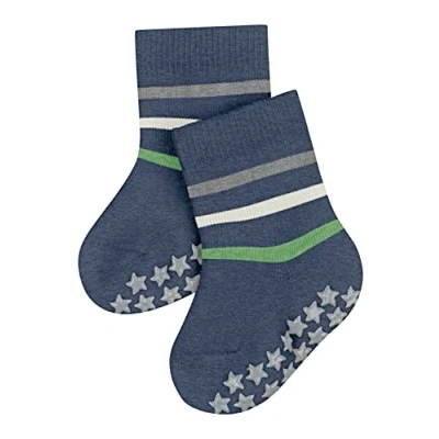 Abbildung von Falke BABY Multi Stripe Silicone NUBS Improved GRIP Socken für Kinder, Größe: 62/68, Light denim