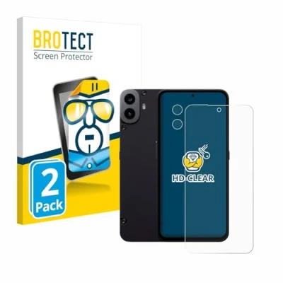Abbildung von BROTECT (2 Stück Schutzfolie für Nothing CMF Phone 1 (Display+Kamera) Displayschutz Folie Ultra Klar