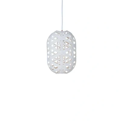 Abbildung von Forestier Capsule S Pendelleuchte, 36 cm, weiß