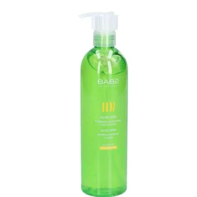 Abbildung von Laboratorios Babé Reines Aloe Vera Gel, 395 ml, erfrischend, feuchtigkeitsspendend, beruhigend, regenerierend, Sonnenexposition, Rasur und Haarentfernung, medizinisch ästhetische Behandlungen,