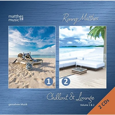 Abbildung von Chillout &amp; Lounge (Vol.1 2) Gemafreie Loungemusik: Hintergrundmusik Ambient von Matthesmusic (Doppelalbum 2 CDs)