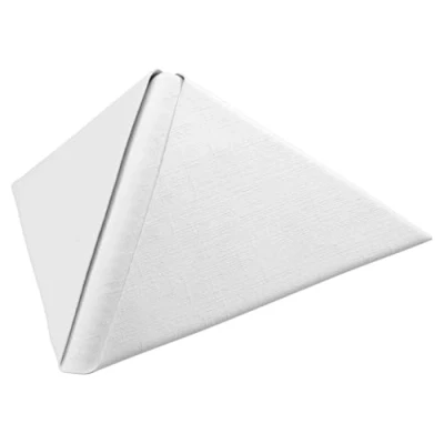 Abbildung von Duni Dunilin Servietten 40x40cm weiß 45 Stck.