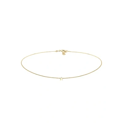 Abbildung von Elli Halskette Damen Basic Stern Astro Choker in 925 Sterling Silber vergoldet