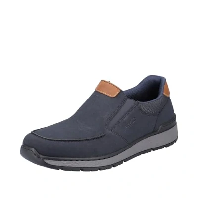 Abbildung von Rieker Slipper Pacific nut navy, Herren, Größe: 46, navy Schuhe