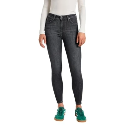 Abbildung von Lee Scarlett HIGH ZIP Jeans Skinny Fit, Damen, Größe: 32x31, Last strike