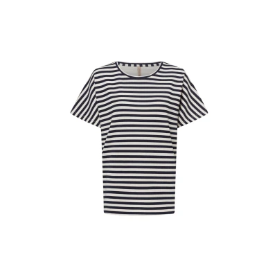 Abbildung von Soyaconcept Tshirt print, Damen, Größe: Small, Marine ecru