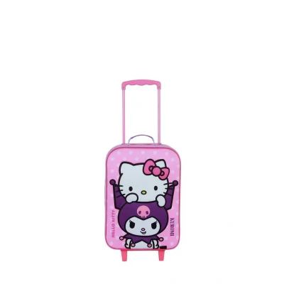 Abbildung von Karactermania Sanrio Hello Kitty Playful Soft 3D Trolley Koffer, Rosa, 17 x 33 52 cm, Kapazität 26 L