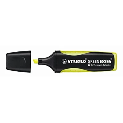 Abbildung von Umweltfreundlicher Textmarker STABILO GREEN BOSS 10er Pack gelb