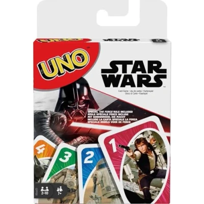 Abbildung von Mattel Games GPP00 UNO Star Wars Kartenspiel, Gesellschaftsspiele ab 7 Jahren