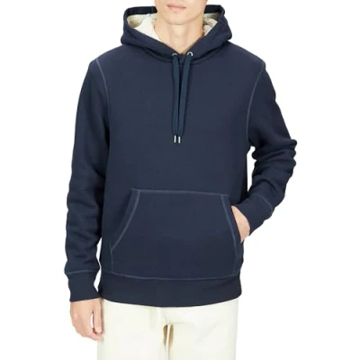 Abbildung von Amazon Essentials Herren Kapuzenpulli mit Sherpa Futter, Marineblau, XS