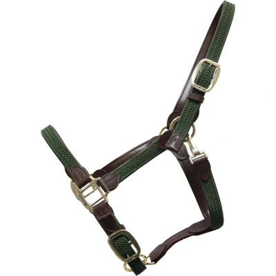 Abbildung von Kentucky Halfter Plaited Nylon Olivgrün Vollblut Agradi.deVerkauft von Agradi