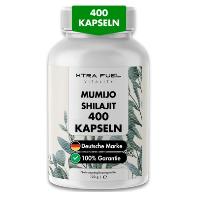 Abbildung von XTRA FUEL Shilajit Kapseln 200x Mumijo Preis Leistungs Sieger Kapseln, 246 g