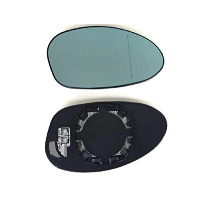 Abbildung von Spiegel Spiegelglas Pro!Carpentis kompatibel mit 1er E81 E87 Baujahr von 11/2004 bis Faceliftbaujahr 08/2008 rechts beheizbar blau getönt