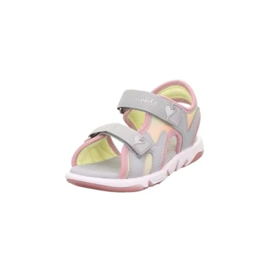 Abbildung von Superfit Mädchen Pebbles Sandale, Hellgrau Rosa 2500, 30 EU Weit