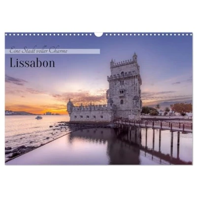 Abbildung von Eine Stadt voller Charme Lissabon (Wandkalender 2025 DIN A3 quer), CALVENDO Monatskalender