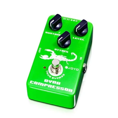 Abbildung von JOYO Dynamic Compressor Pedal Low Noise Re Creation Classic Ross Kompressor für E Gitarre und Bass True Bypass (JF 10)